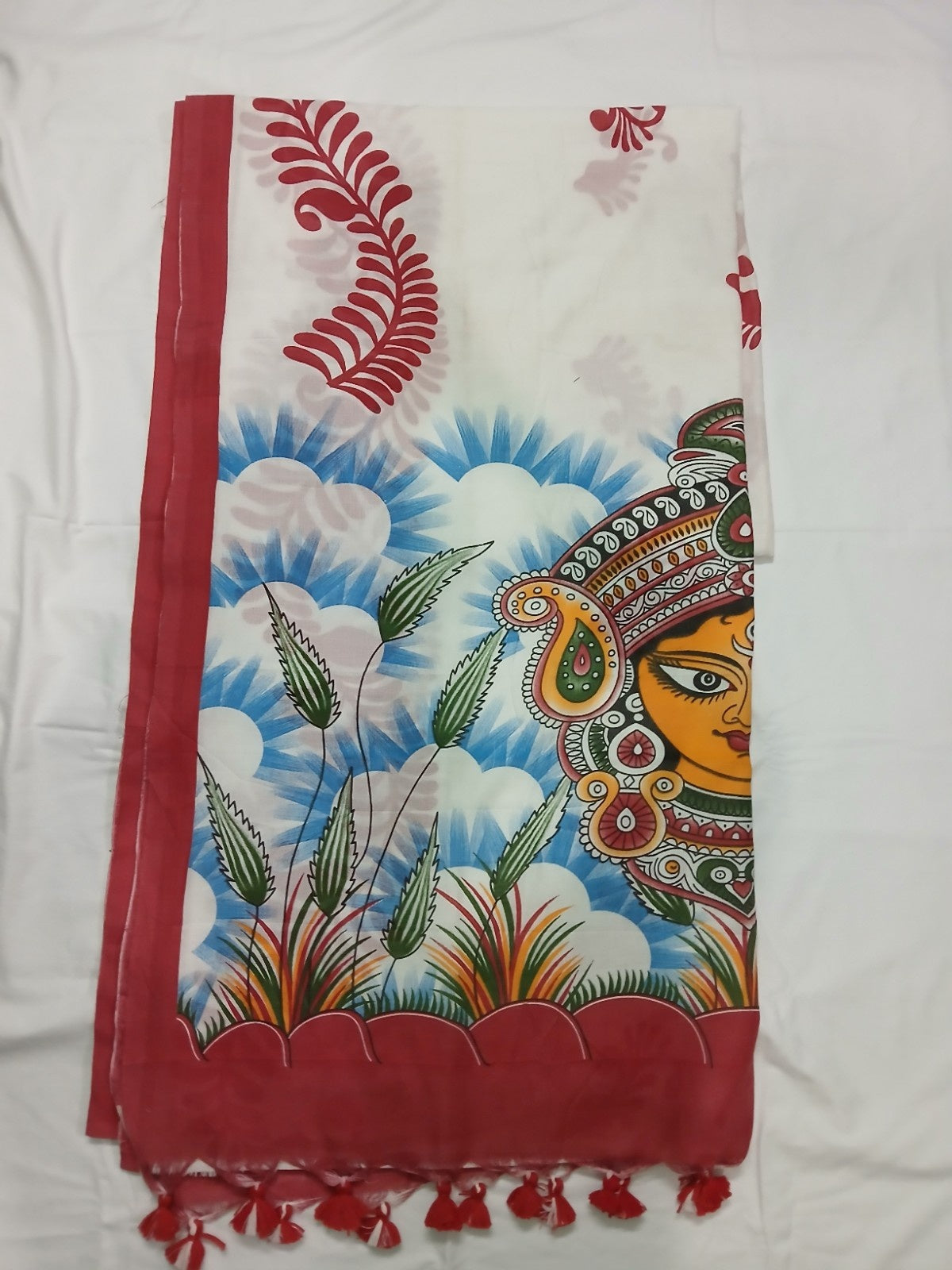 Durga Cotton Saree MerchKraft