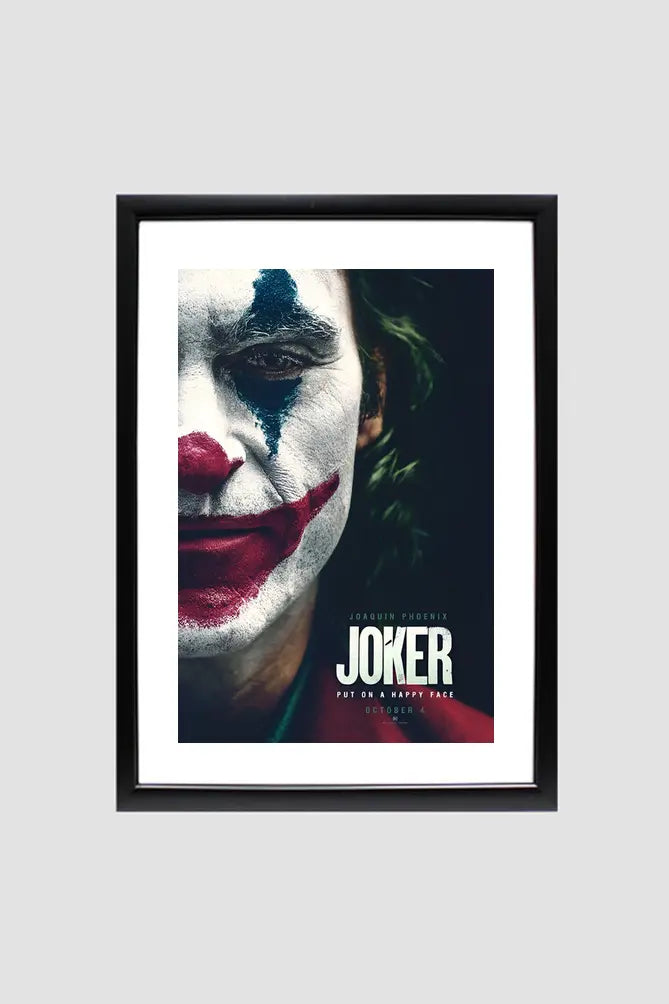 Put on a Happy Face – Limited Edition Joker Wall Art - MerchKraft