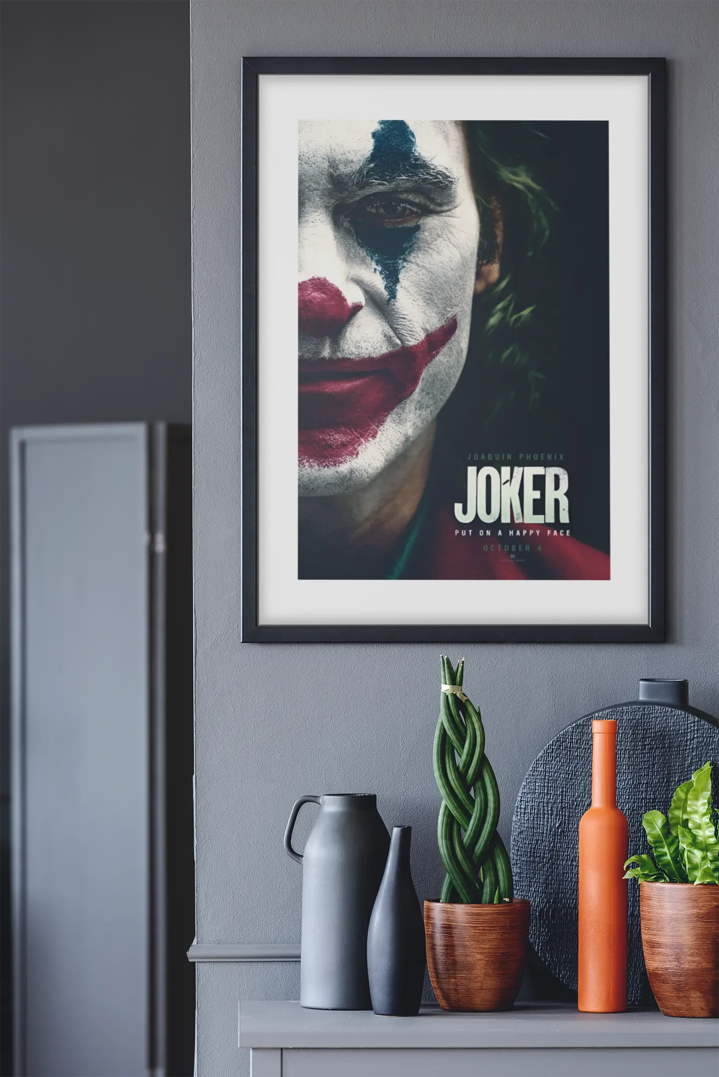 Put on a Happy Face – Limited Edition Joker Wall Art - MerchKraft