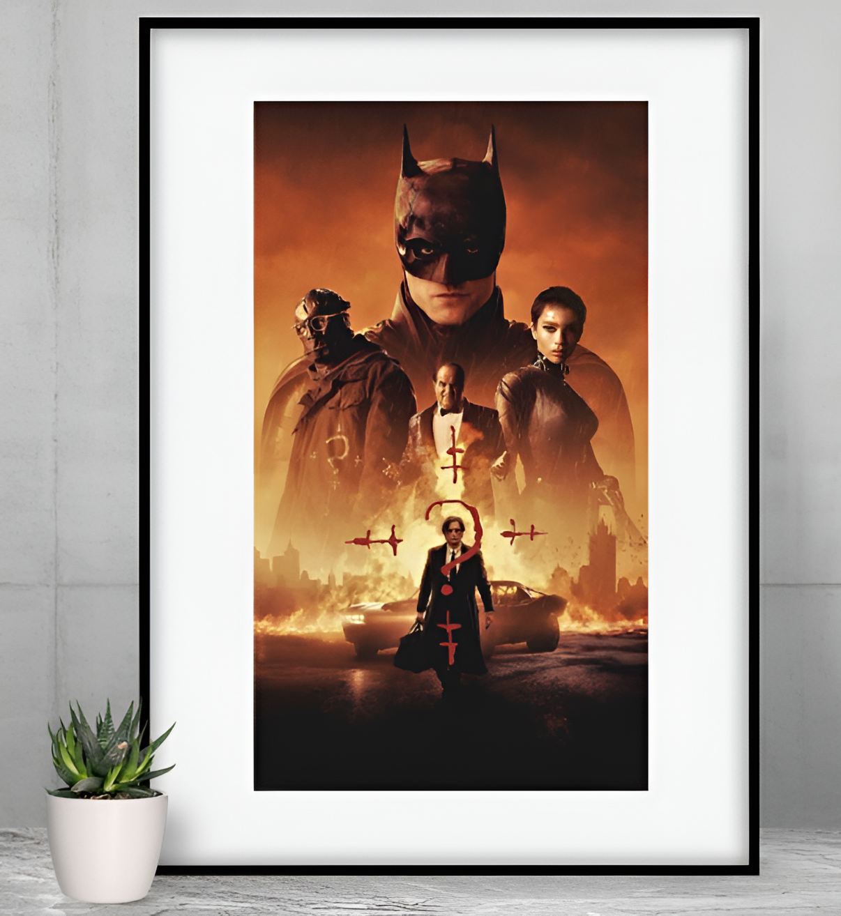 The Vengeance Rises – Premium Batman Framed Poster