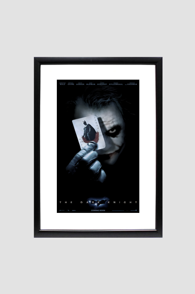 The Dark Gambit – Joker’s Batman Card Poster