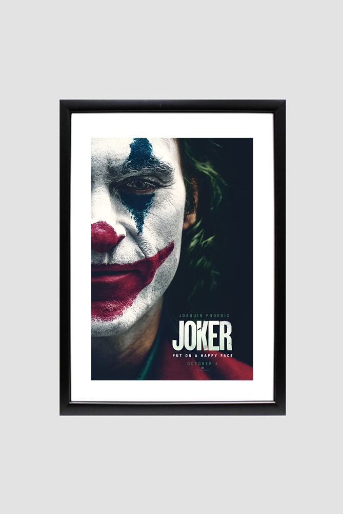 Put on a Happy Face – Limited Edition Joker Wall Art